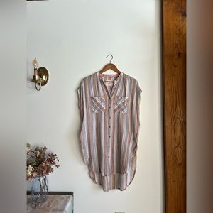 Striped Mediterranean Woven Tunic